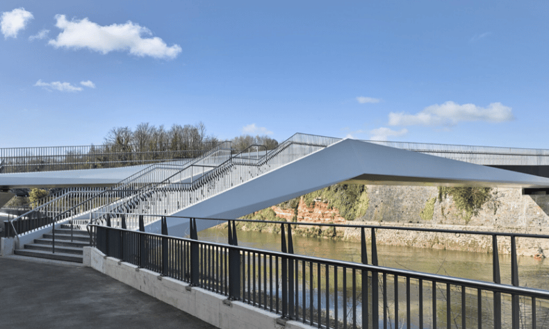 Concept image of St Philips footbridge in Bristol
