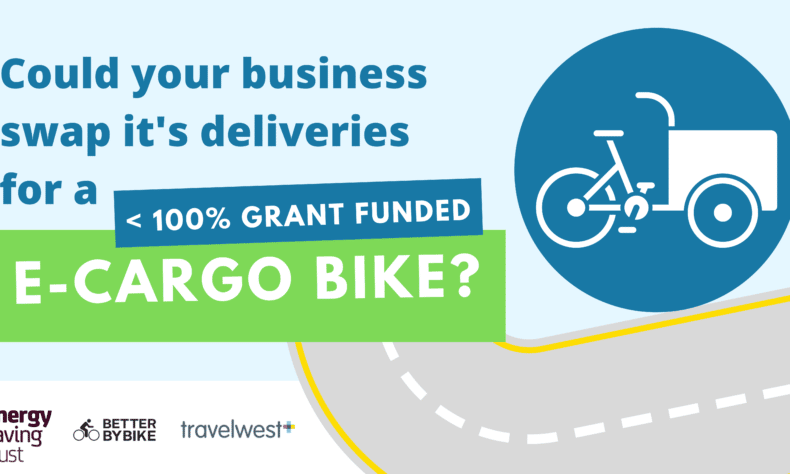 Energy Saving Trust ecargo bike grants in Bristol and NSomerst
